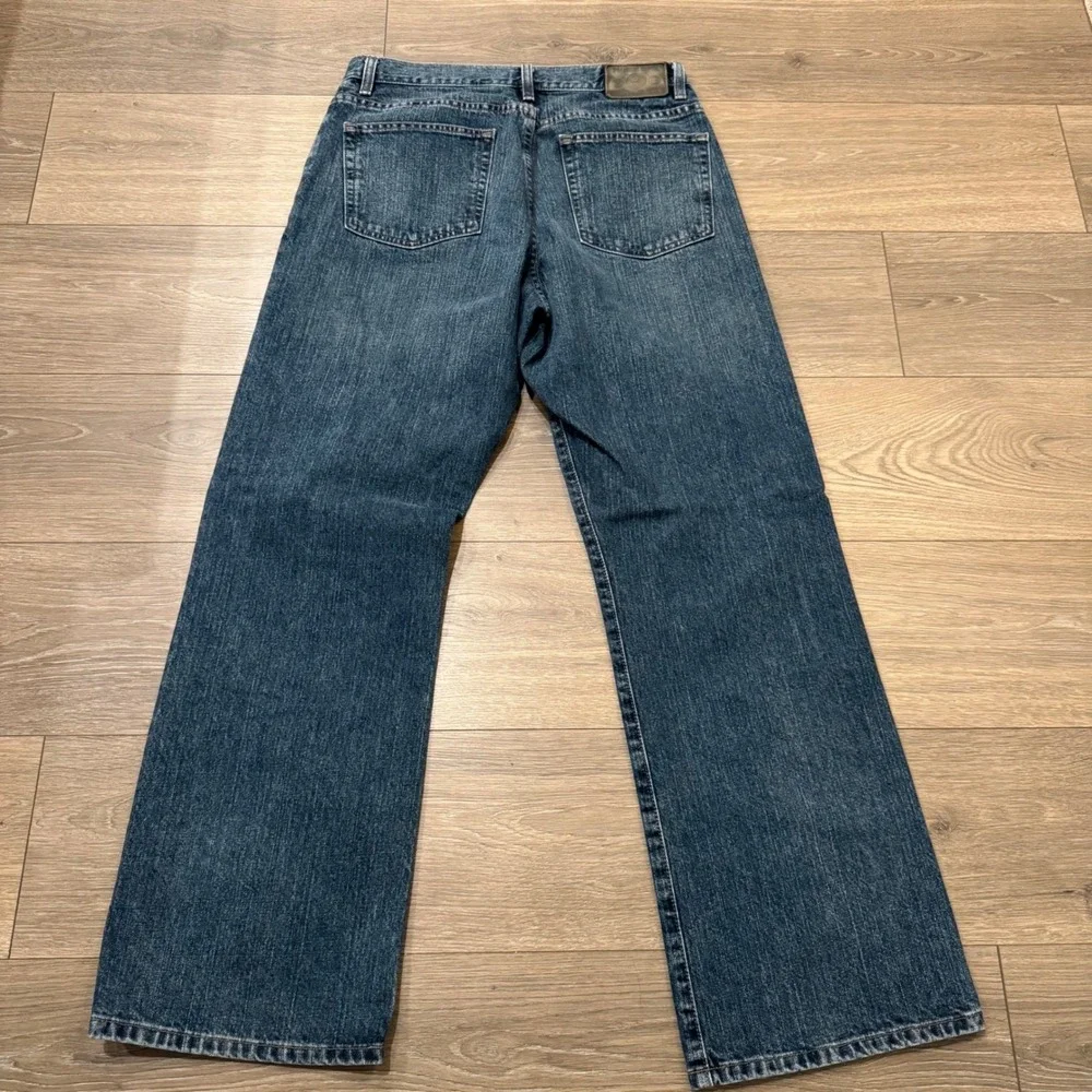 Eddie Bauer Men’s Dark Blue Bootcut Jeans